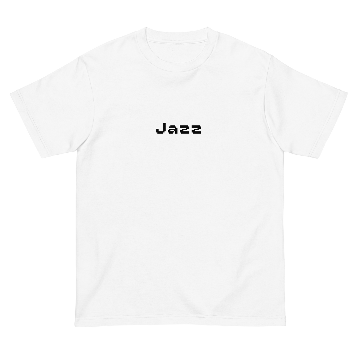 JAZZ PIXEL FONT LOGO TEE