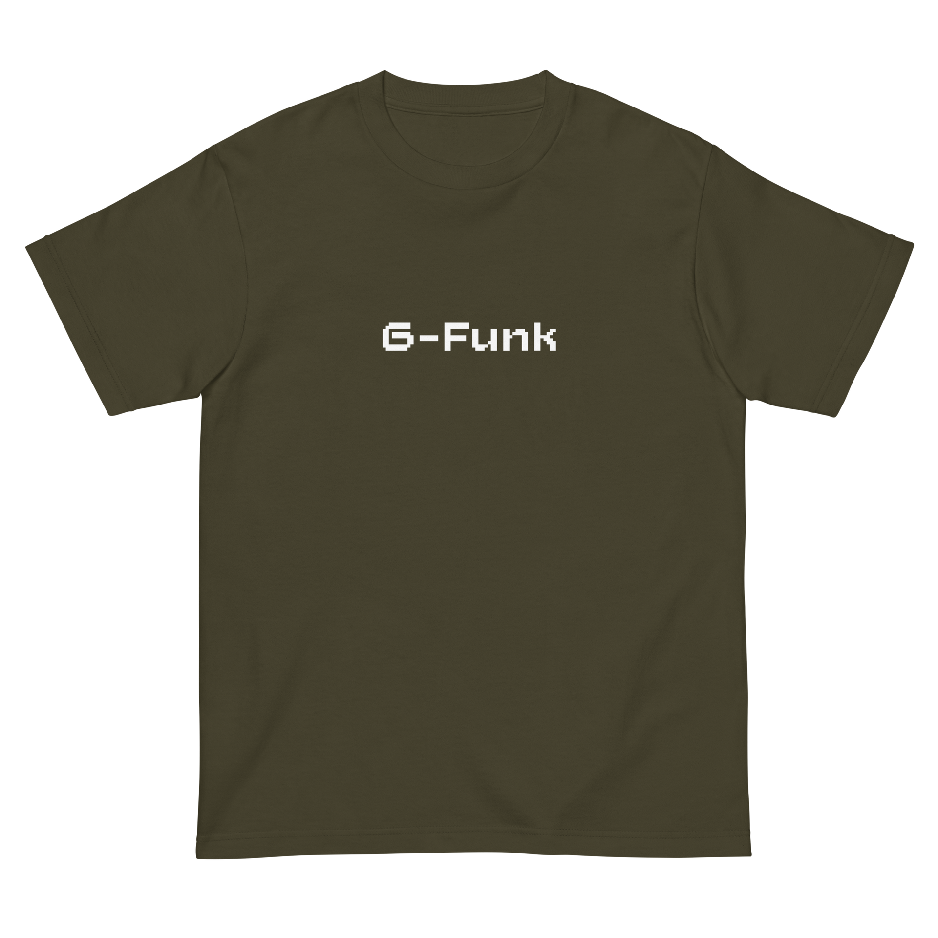G-FUNK PIXEL FONT LOGO TEE – smalls TOKYO