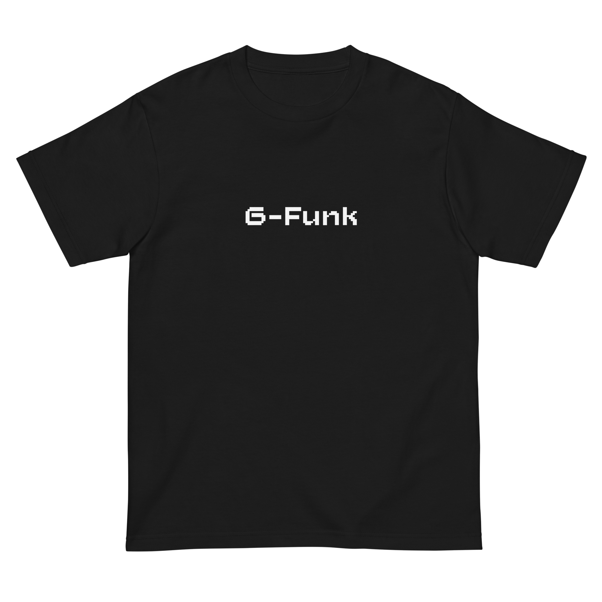 G-FUNK PIXEL FONT LOGO TEE – smalls TOKYO