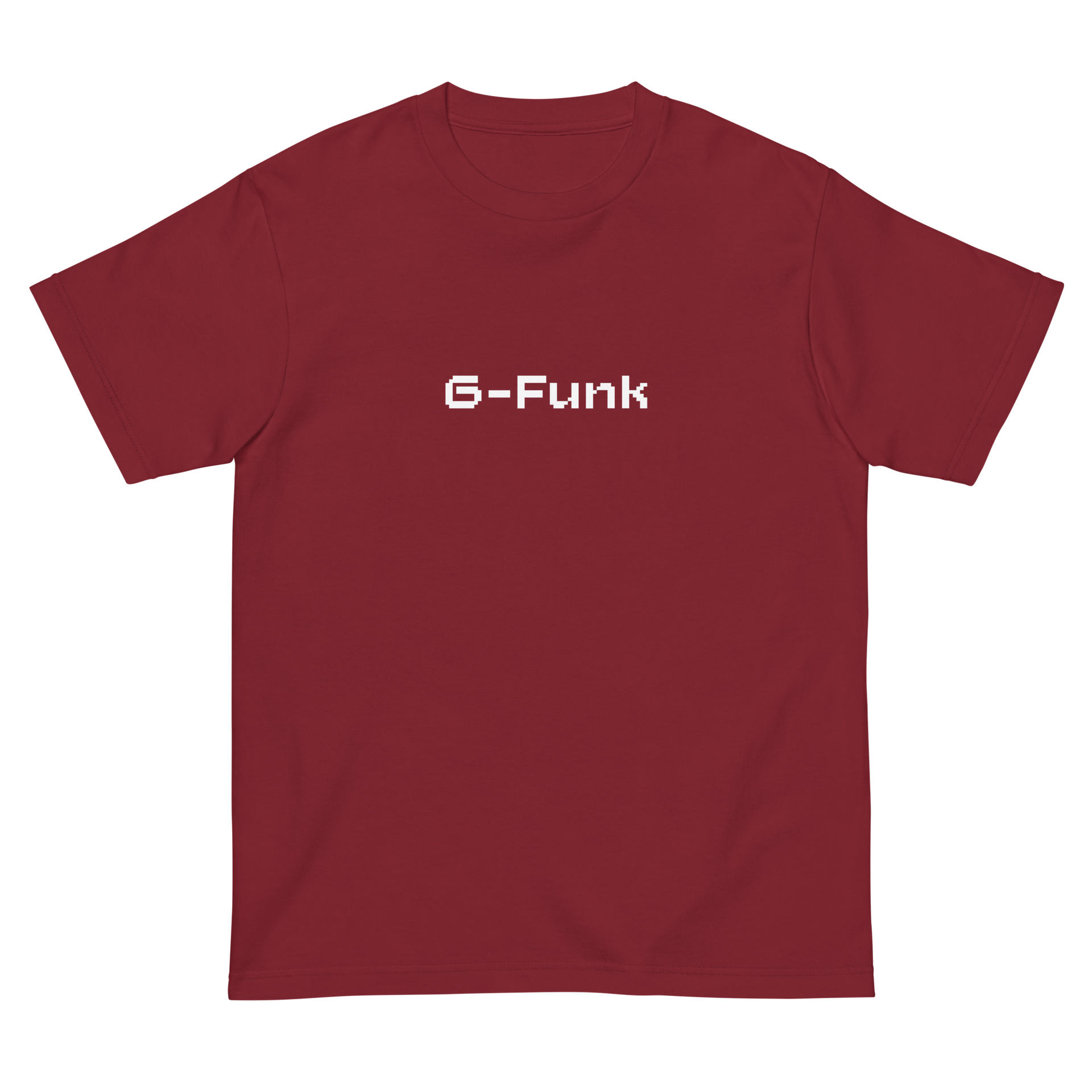 G-FUNK PIXEL FONT LOGO TEE – smalls TOKYO