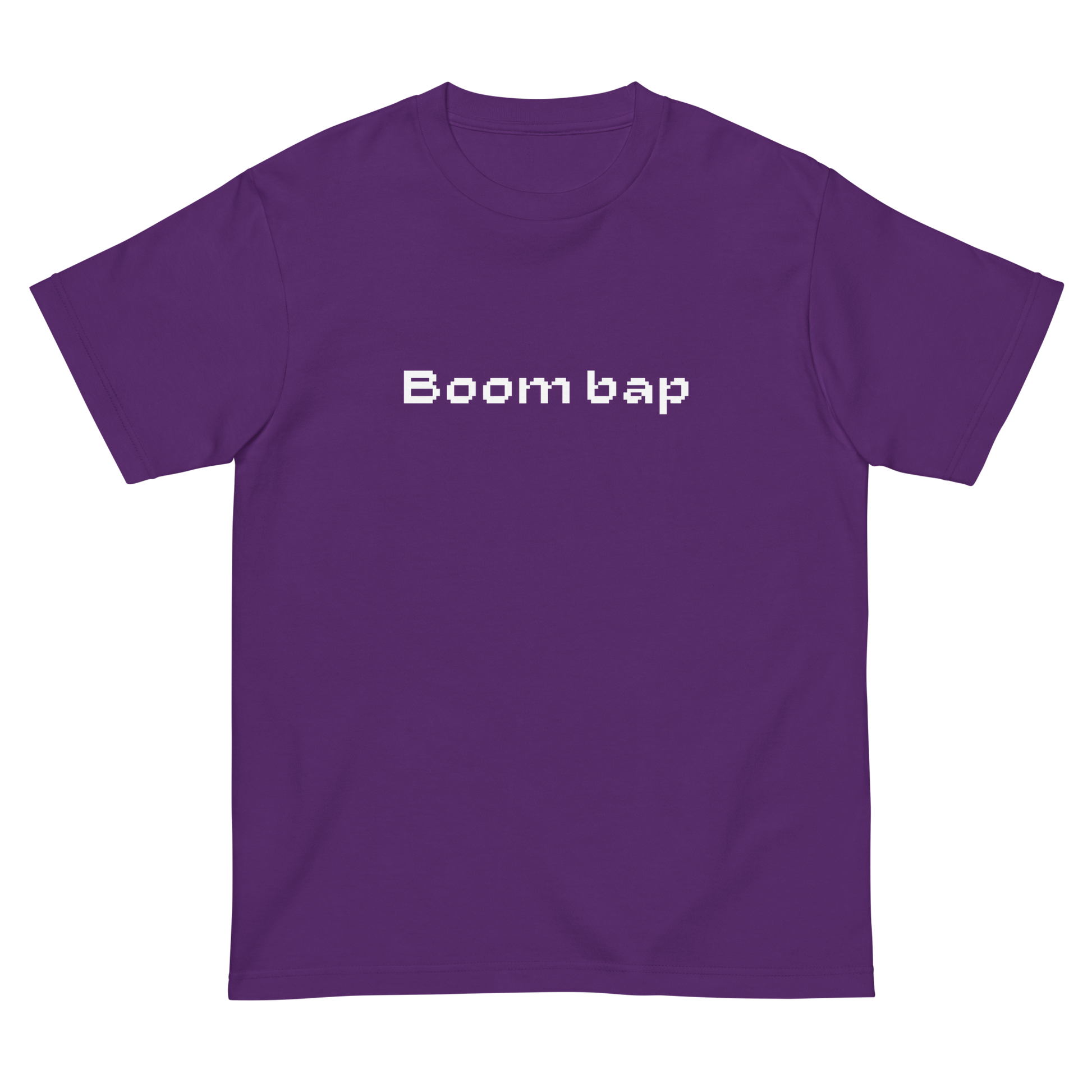 BOOM BAP PIXEL FONT LOGO TEE