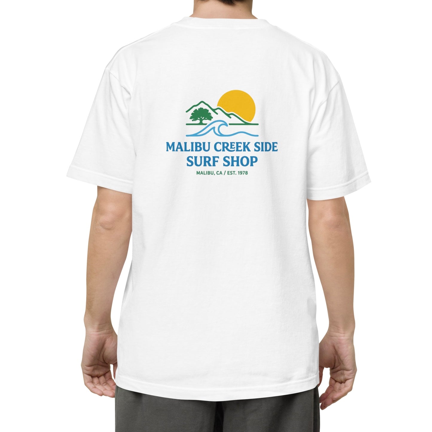MALIBU CREEK SIDE SURF SHOP TEE