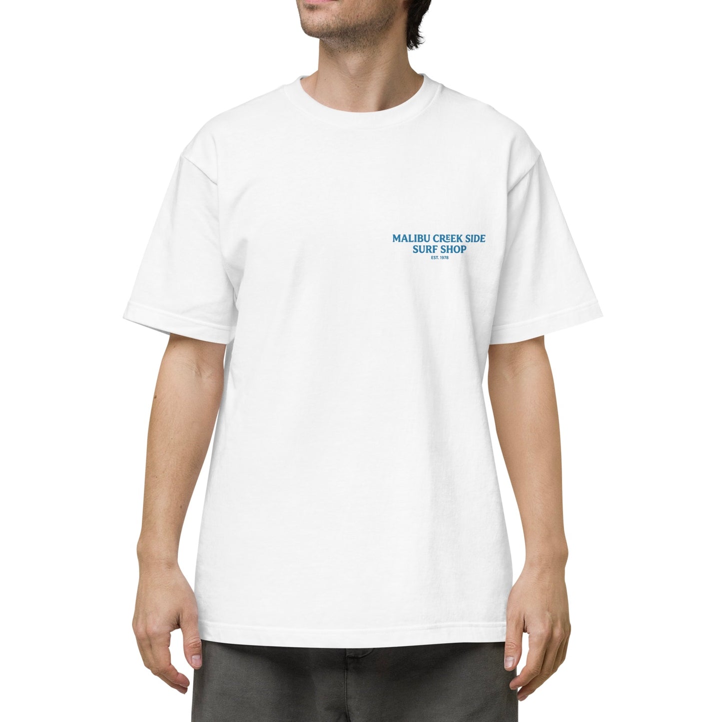 MALIBU CREEK SIDE SURF SHOP TEE